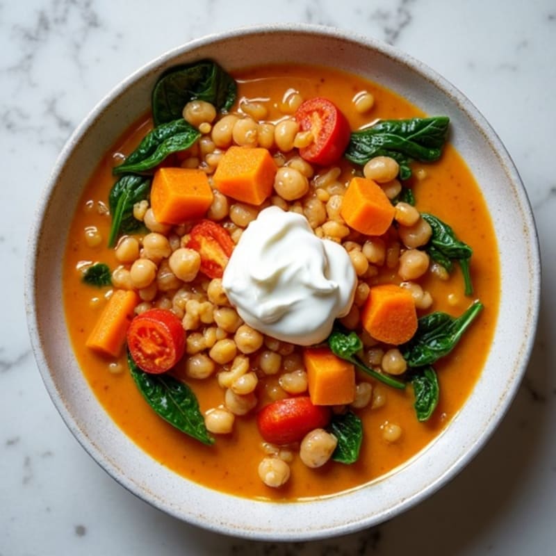 Creamy Spiced Red Lentil Stew