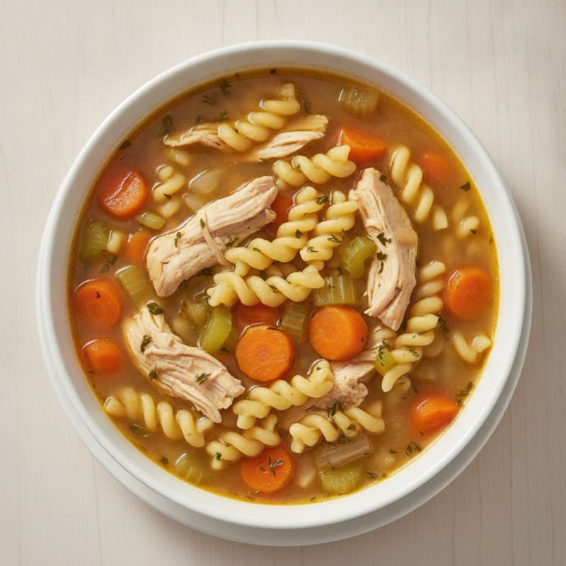 Homestyle Chicken Corn Noodle Soup