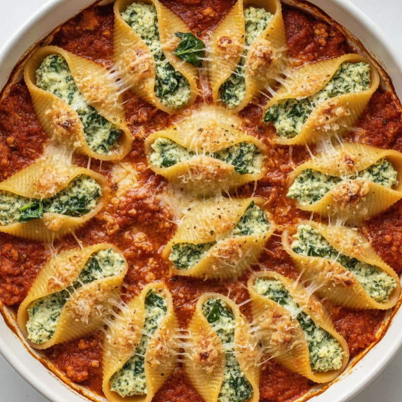 Spinach & Ricotta Stuffed Shells