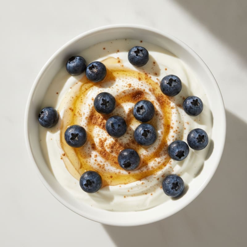Sweet Greek Yogurt with Berries
