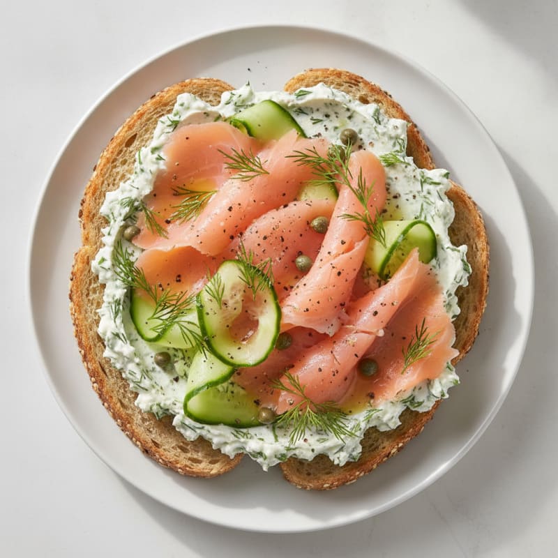 Smoked Salmon with Dill Cream Cheese
