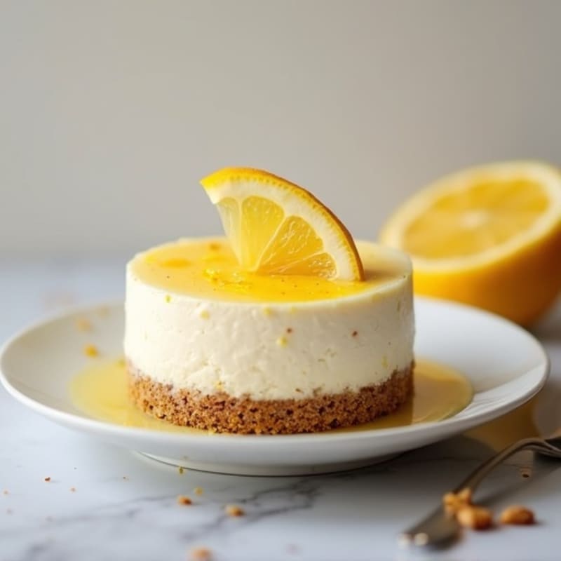 Creamy Greek Yogurt Protein Cheesecake