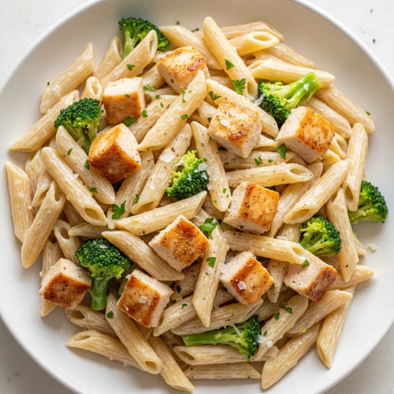 Creamy Garlic Chicken Alfredo Pasta