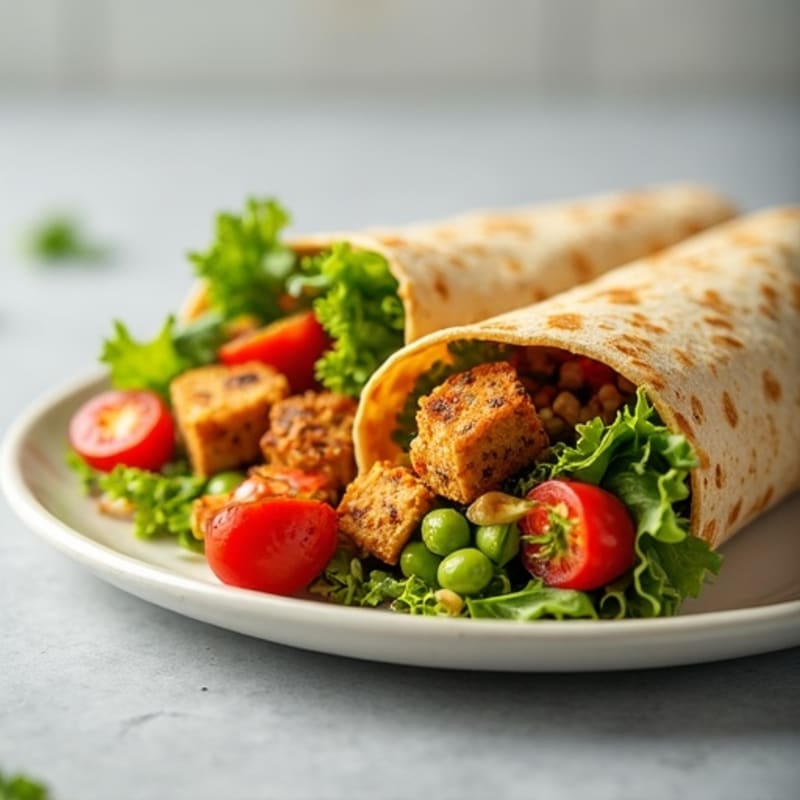 Crispy Fresh Vegetable Wrap