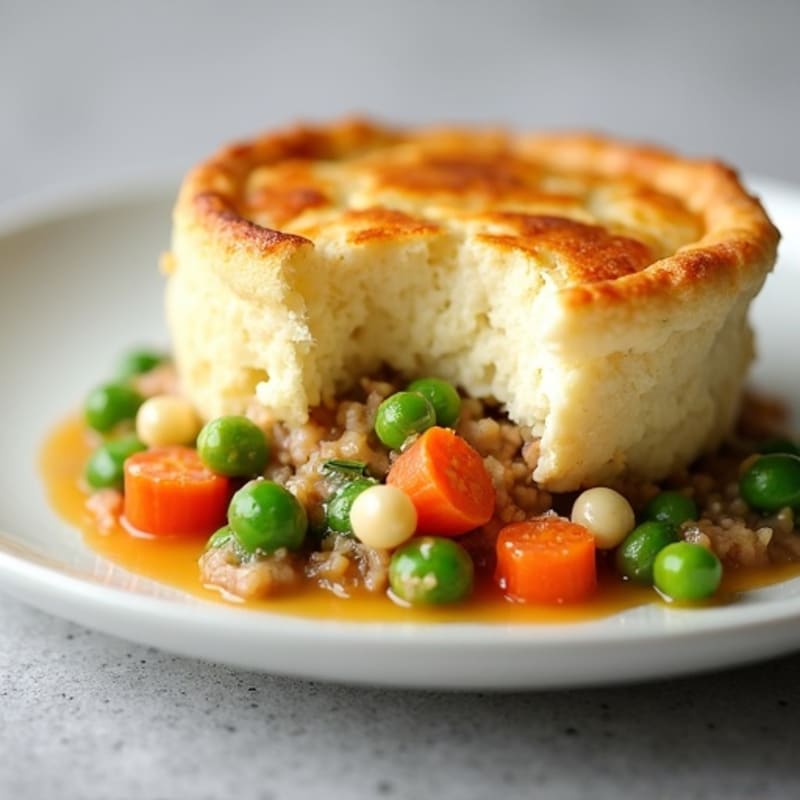 Healthy Creamy Turkey Pot Pie