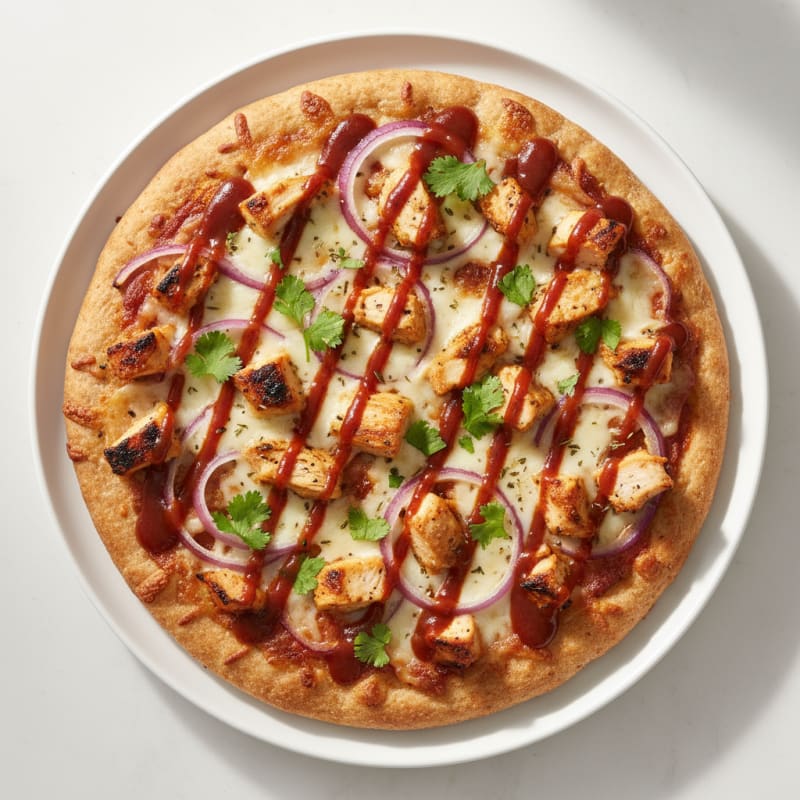 High-Protein BBQ Chicken Pizza