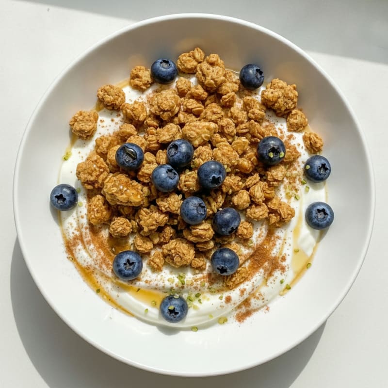 Blueberry Yogurt Bowl with Granola