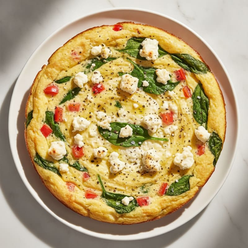 Savory Cottage Cheese Egg Bake