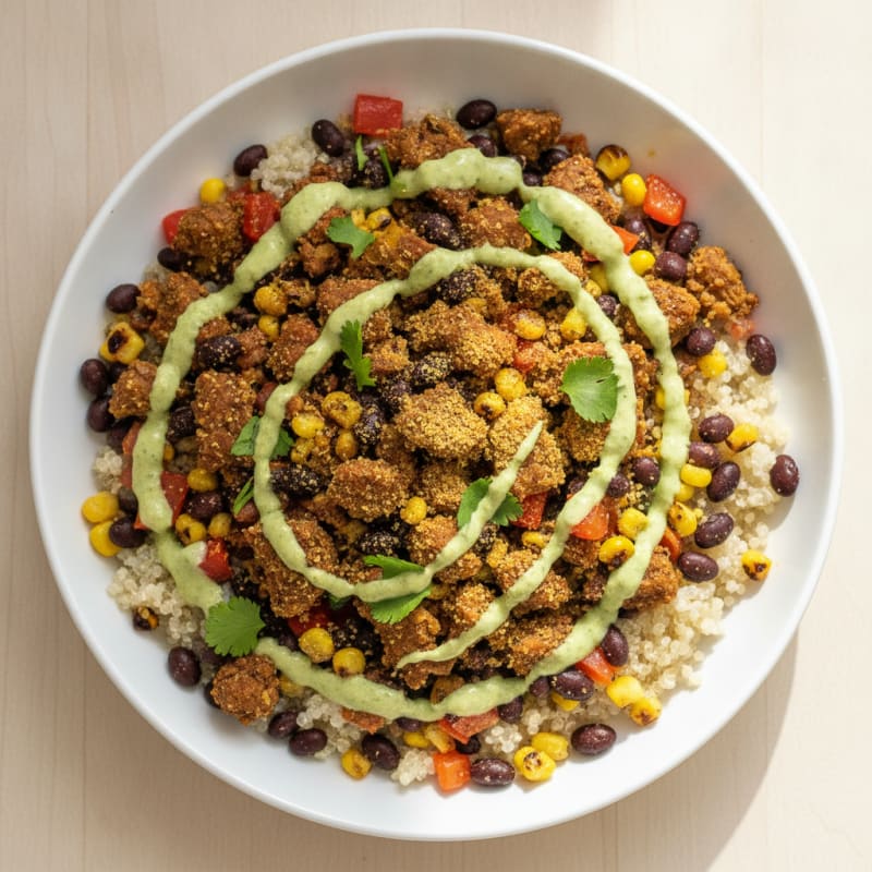 Black Bean and Corn Taco Bowl
