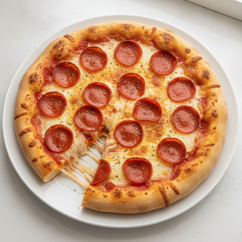 Stuffed Crust Pepperoni Pizza