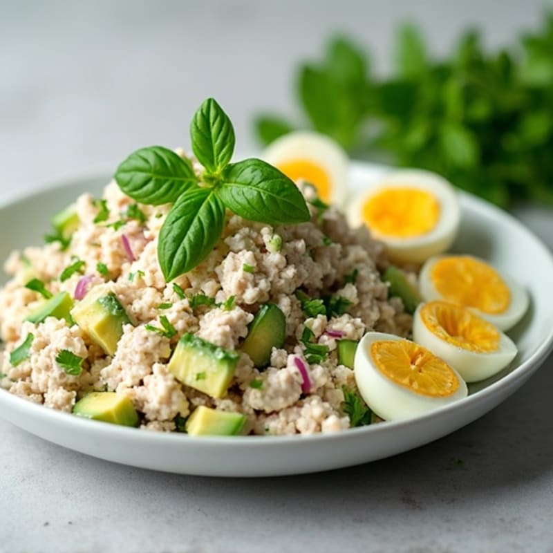 Creamy Tuna Salad with Fresh Herbs