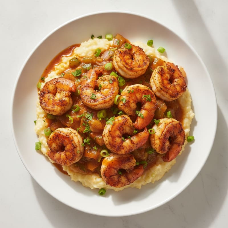 Cajun Shrimp and Grits