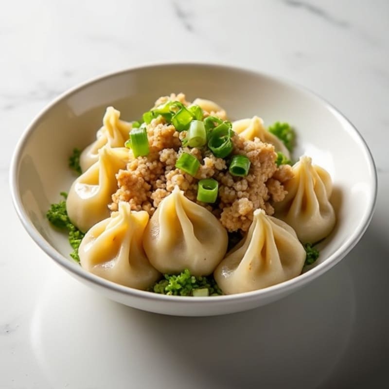 Lightened-Up Chicken and Cauliflower Dumplings