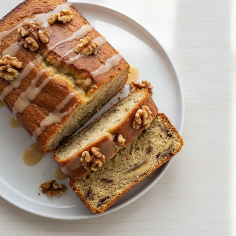 Vegan Banana Walnut Loaf