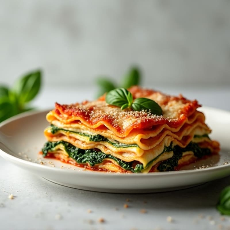 Lean Turkey and Spinach Baked Zucchini Lasagna