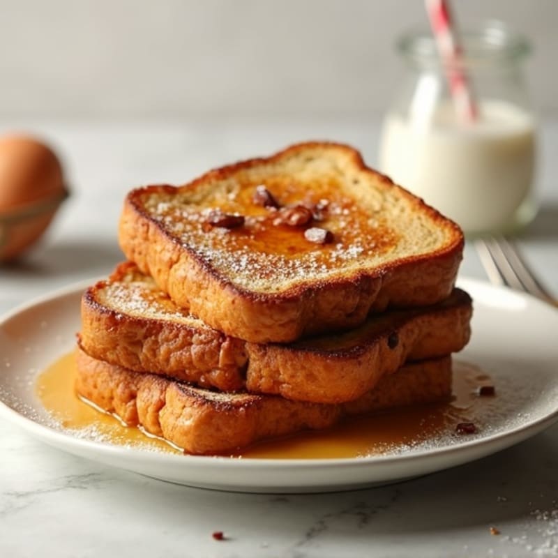 Protein-Packed Vanilla Almond French Toast