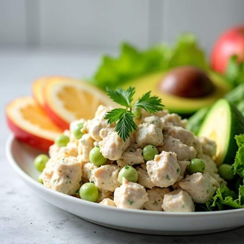 Creamy Herb Canned Chicken Salad