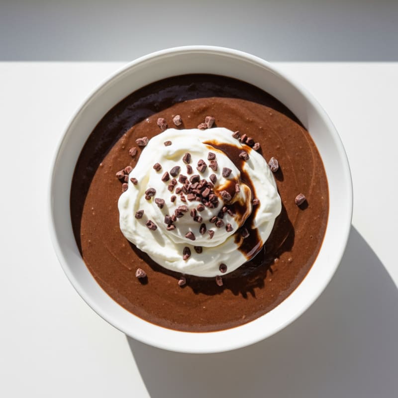 Creamy Chocolate Protein Pudding with Greek Yogurt
