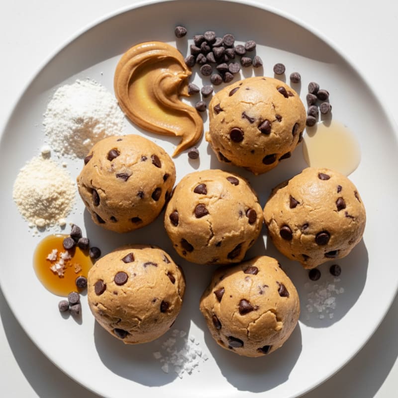 No-Bake Chocolate Chip Cookie Dough Bites