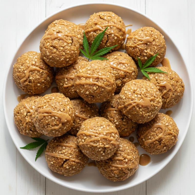 Almond Butter & Hemp Seed Keto Power Bites