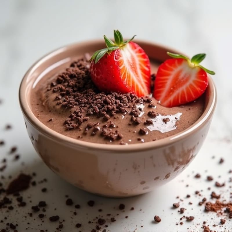 Creamy Dark Chocolate Chia Seed Pudding