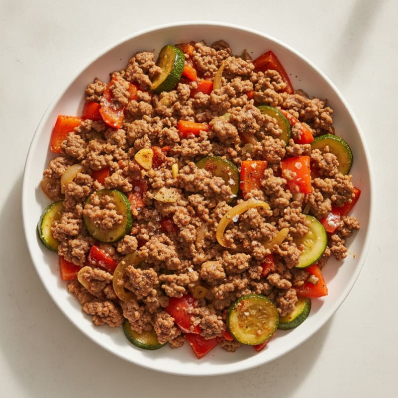 Ground Beef and Vegetable Skillet
