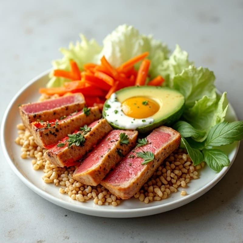 Spicy Seared Tuna Rice Wrap
