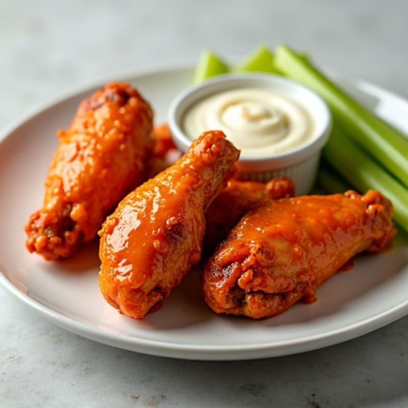 Crispy Baked Buffalo Chicken Wings