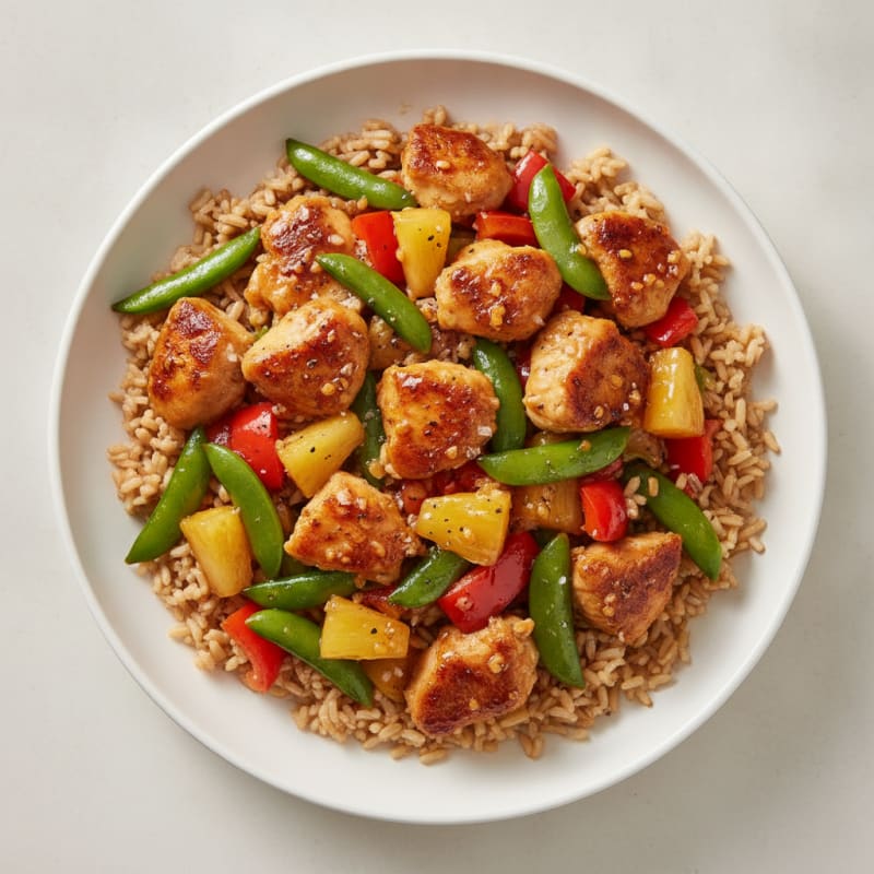Sweet and Sour Chicken Stir-Fry