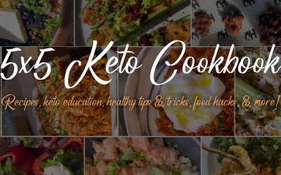 'As Seen On @KetoRecipes' 5x5 Keto Cookbook