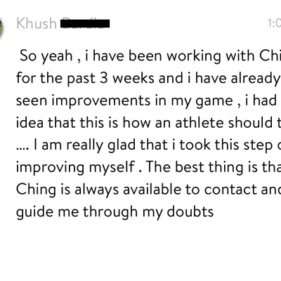 user tranformation testimonial