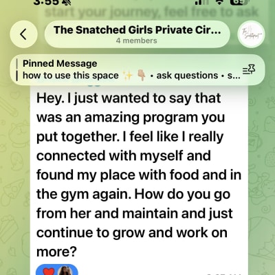 user tranformation testimonial