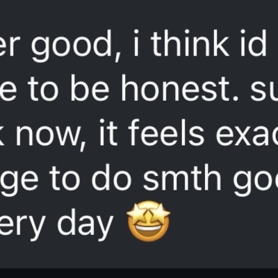 user tranformation testimonial