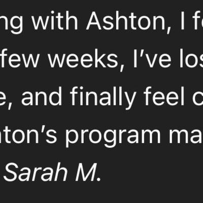 user tranformation testimonial