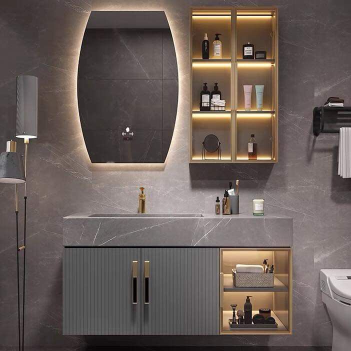 MS Powder Coated Vanity
