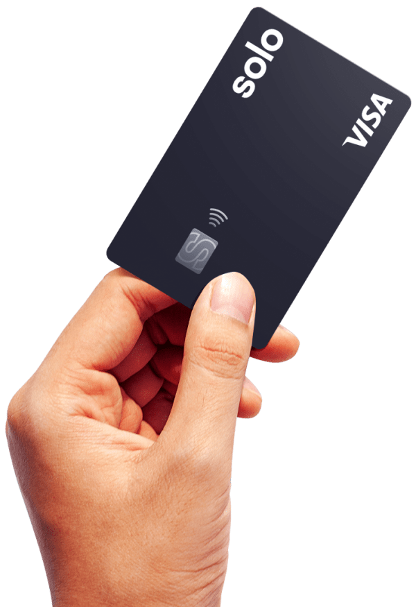 Image of Solo's cash card.