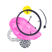Flexible scheduling icon.
