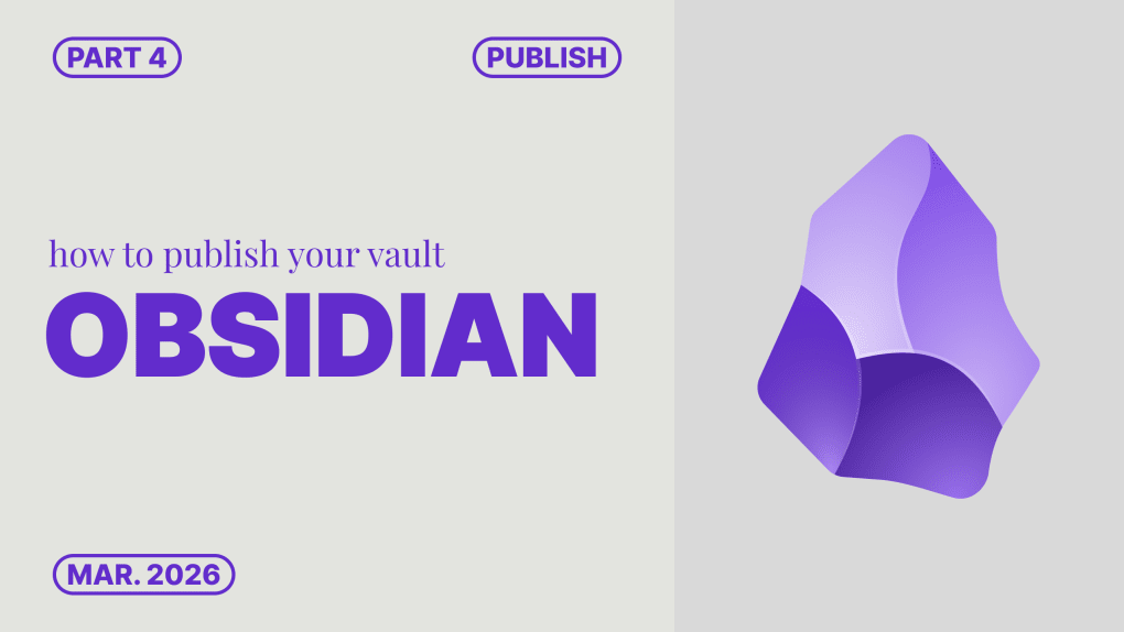 Publishing my Obsidian Vault Online