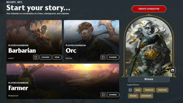 D&D Beyond Quick Builder