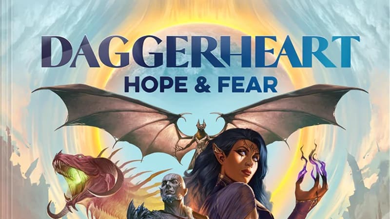 Daggerheart: Hope & Fear expansion set displayed on a table