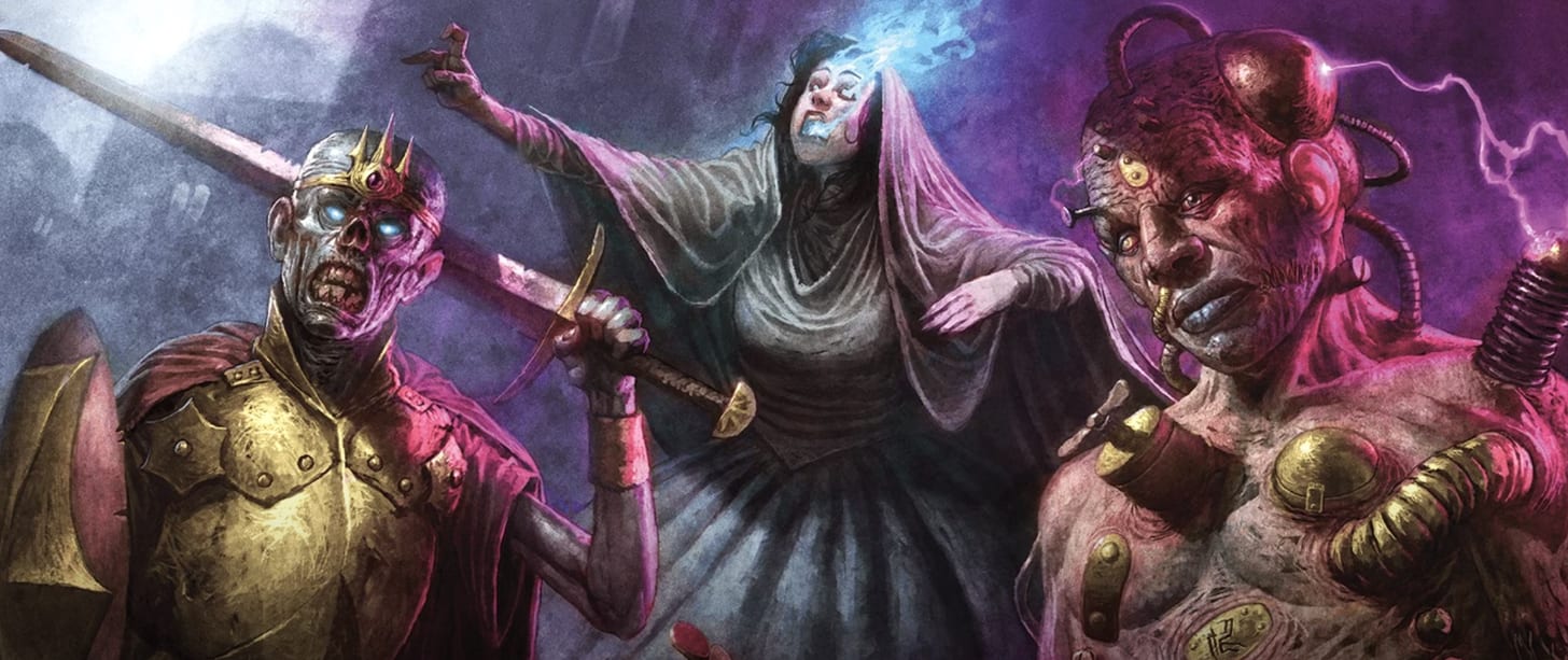Fantasy illustration used for the Undead Patron Warlock article