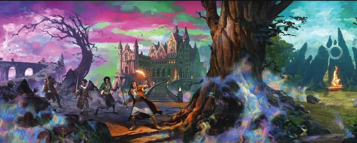 Fantasy illustration used as the cover image for the College of Spirits article