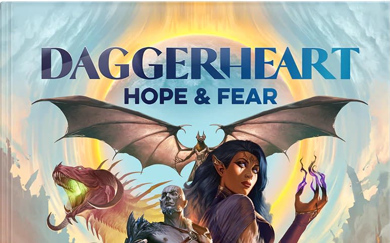 Daggerheart: Hope & Fear expansion set displayed on a table