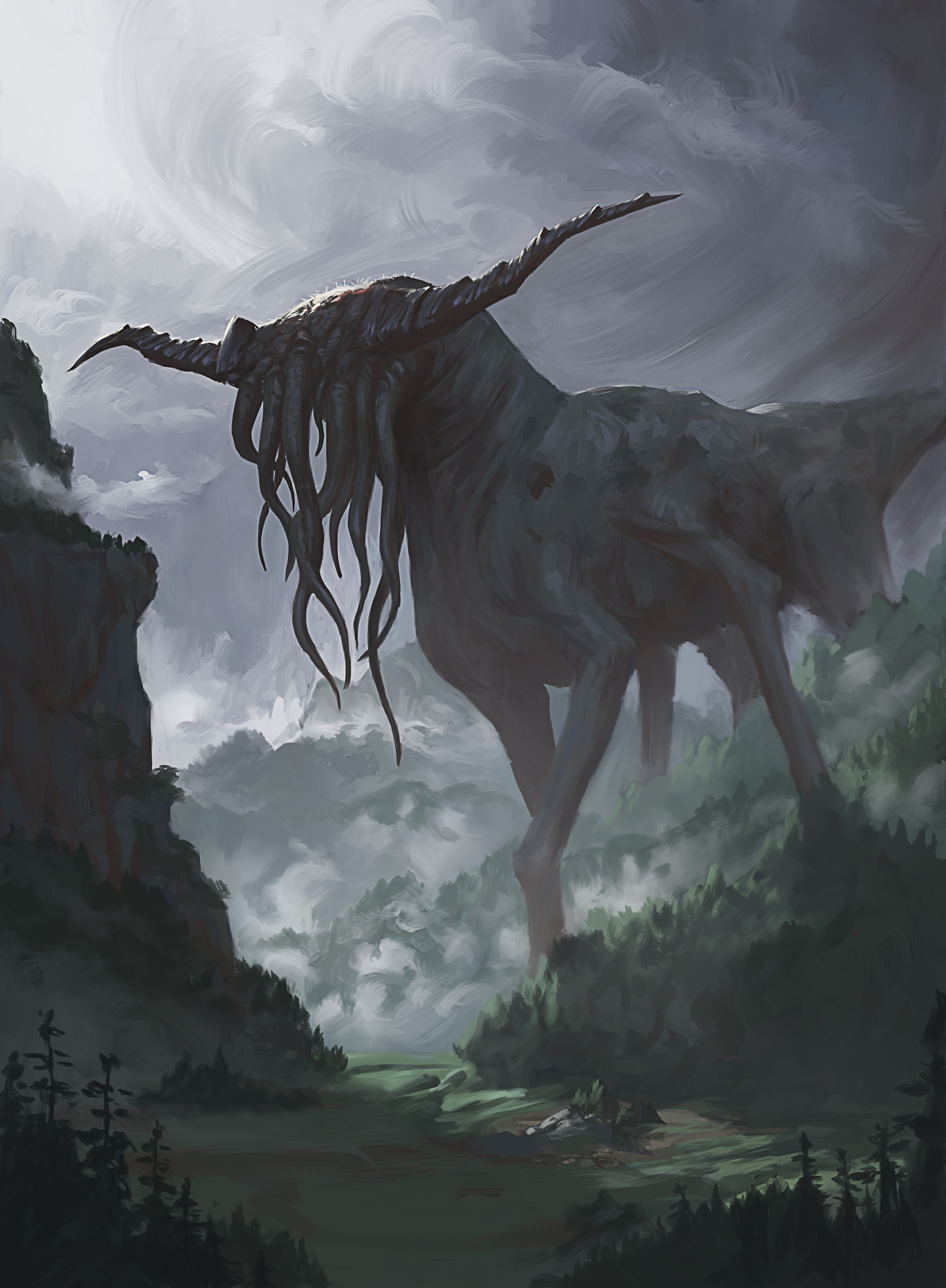 Illustration of the Circle of the Titan Behemoth form