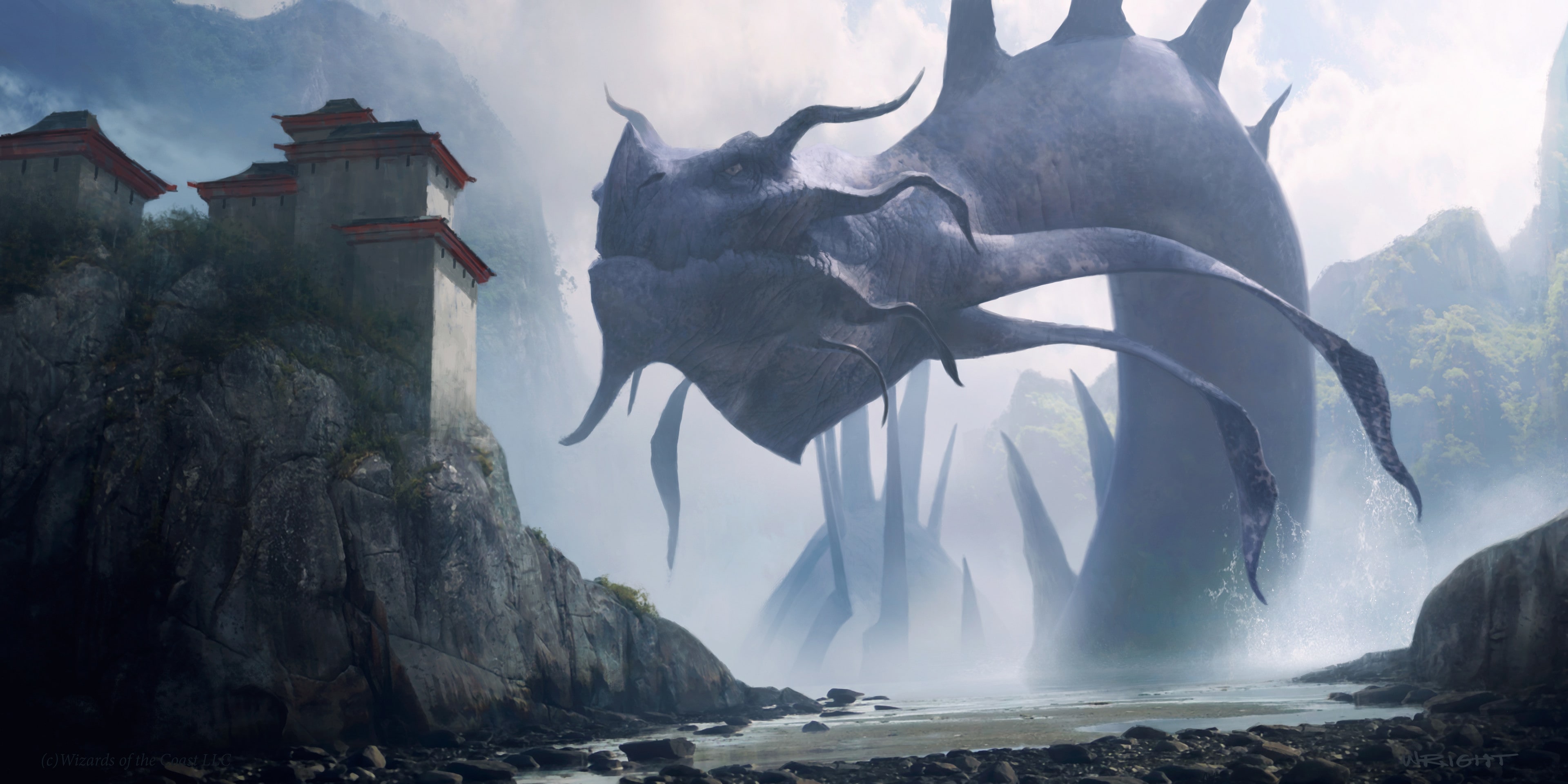 Illustration of the Circle of the Titan Leviathan form