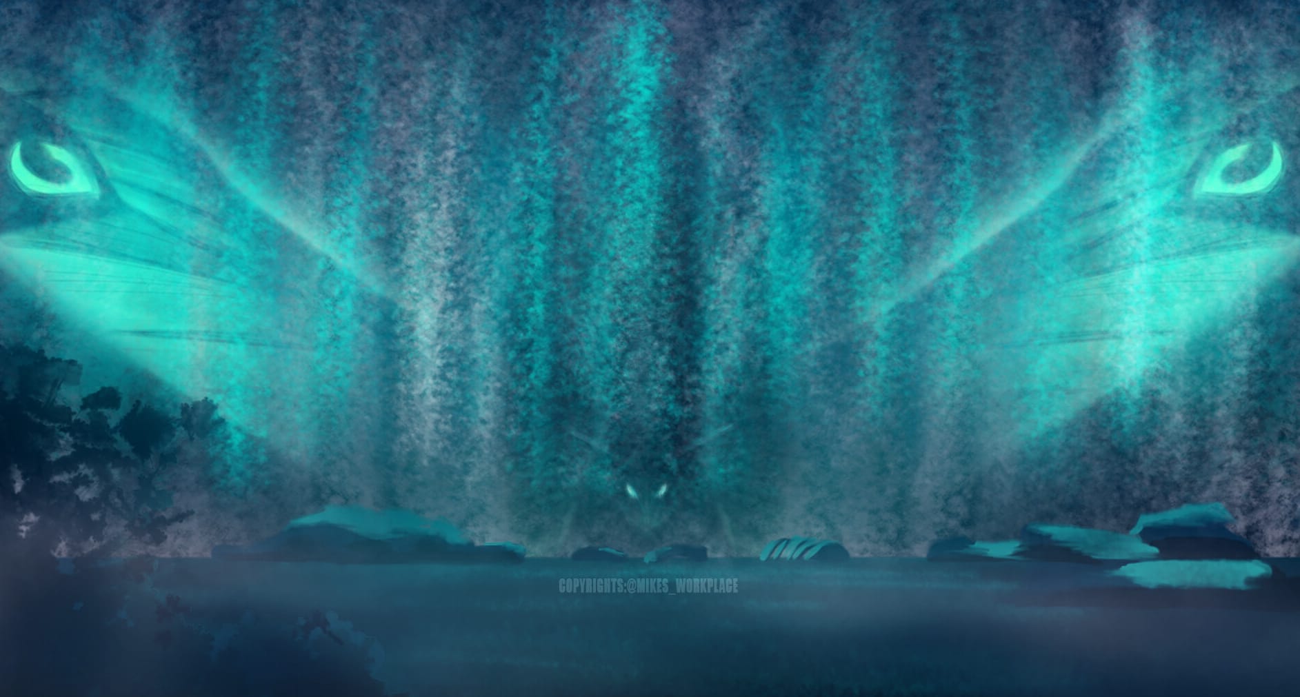 Illustration of the Circle of the Titan Leviathan form