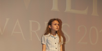 Matilda The Musical performs at the Nominations Announcement for the Olivier Awards 2013 with MasterCard