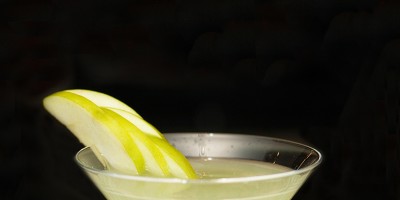 The Top Hat Apple Martini, part of the Oliviers Collection of cocktails available at the May Fair Bar