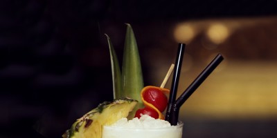 The Chorus Line Colada, part of the Oliviers Collection of cocktails available at the May Fair Bar