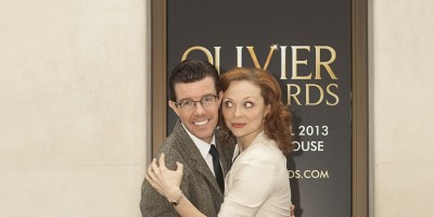 Top Hat’s Gavin Lee and Kristen Beth Williams outside the May Fair Hotel